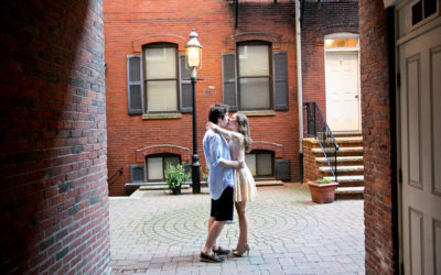 Lindsay & Jeff . North End Engagement Session