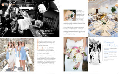 Lindsay & Jeff. Ocean Edge Resort . Brewster, MA . Published in Southern New England Wedding Magazine
