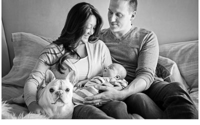 Five Week Old Baby Ryan . Boston . Family Portrait